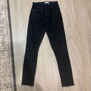 LOFT Black Skinny  Denim Size 2/26